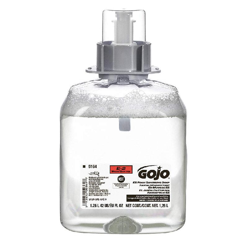 Jabón desinfectante en espuma E2 2/1.250 ml para dispensador GOJO FMX-12