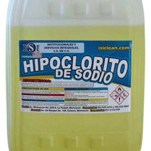Cloro, Garrafón de cloro, Hipoclorito de Sodio,