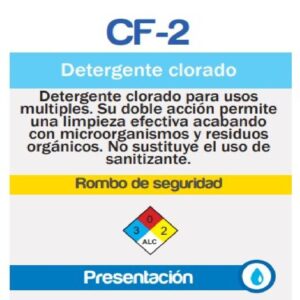 Deterg. Alcalino Clorado Alta Espuma Cf-2