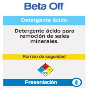 Detergente Acido Liquido Baja Espuma Beta OFF